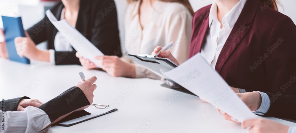 Childcare staff meeting