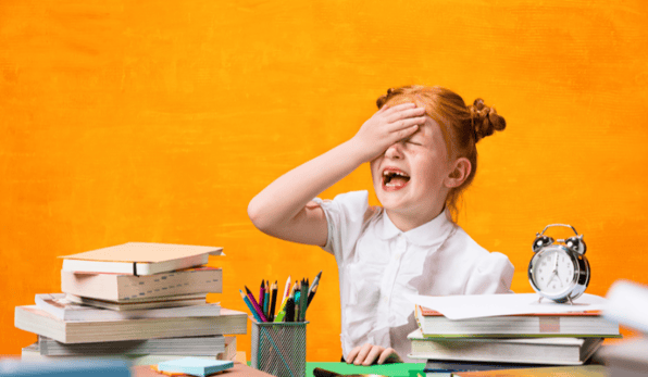 kid with stacks of work - disarray waitlist process