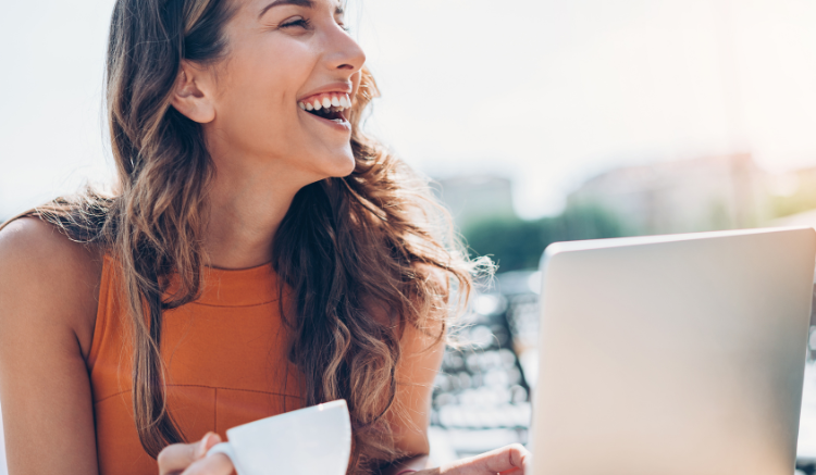 woman on laptop