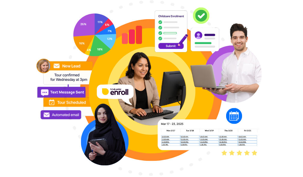 Childcare Enrollment Software for More Tours & registrations