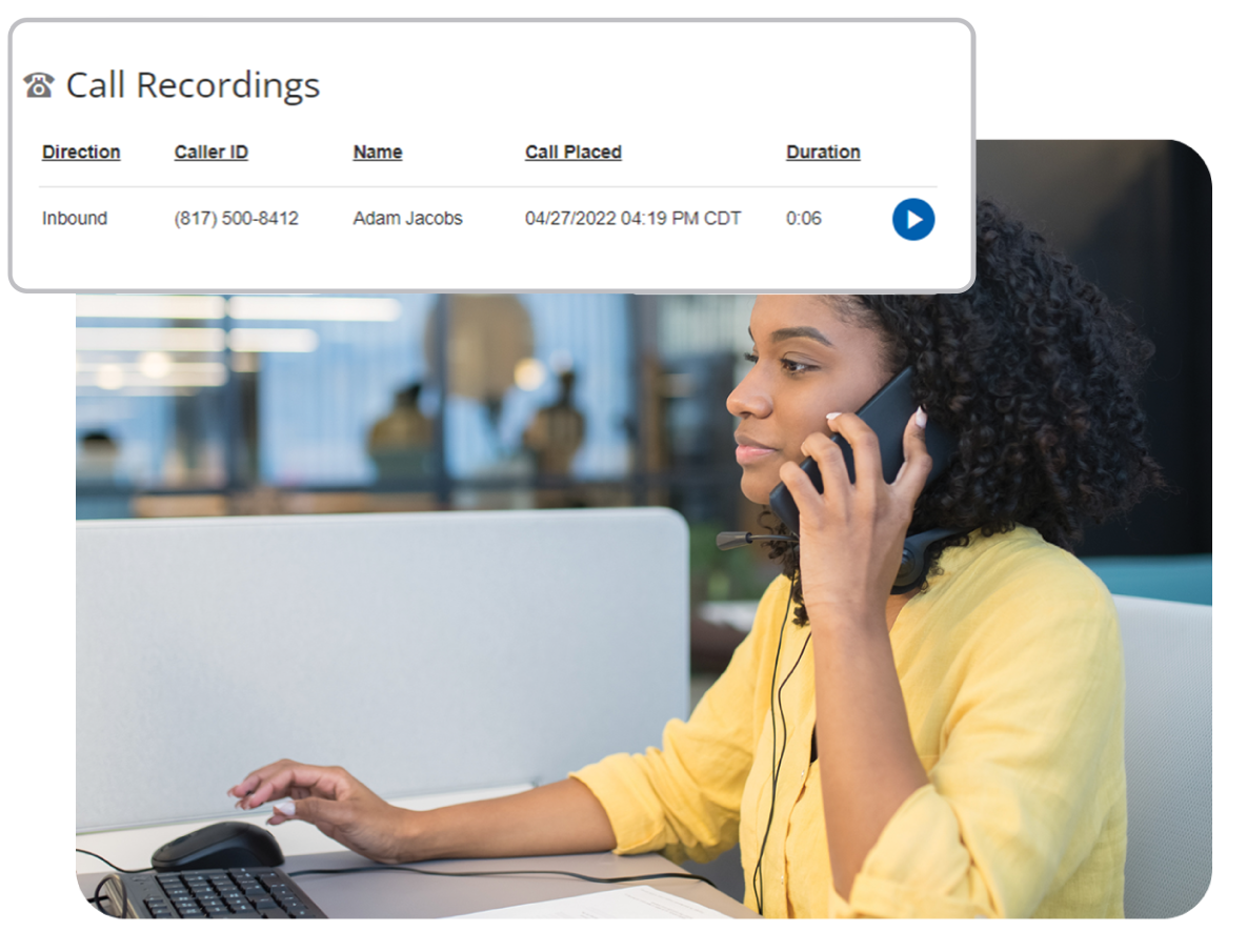 LineLeader Telephony - Recording calls