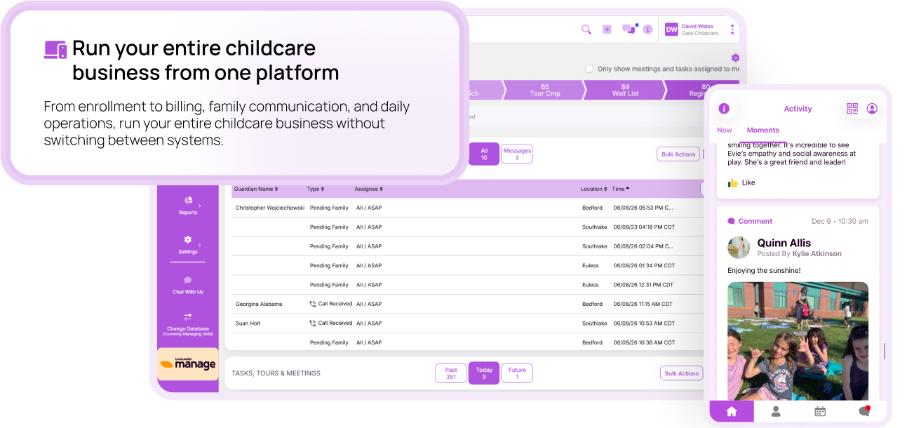Manage Center Performance